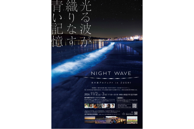 【逗子市】NIGHT　WAVE～光の波プロジェクト～in ZUSHI